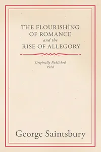The Flourishing of Romance and the Rise of Allegory_cover