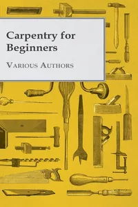 Carpentry for Beginners_cover