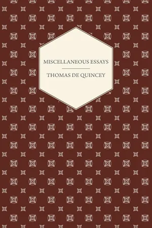 Miscellaneous Essays