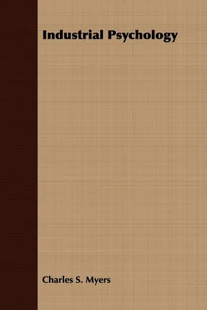 Industrial Psychology