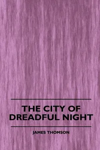 The City of Dreadful Night_cover