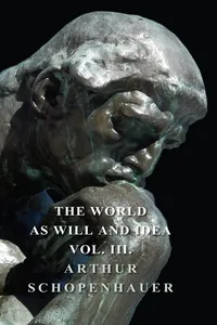 The World as Will and Idea - Vol. III._cover