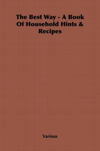 The Best Way - A Book Of Household Hints & Recipes_cover