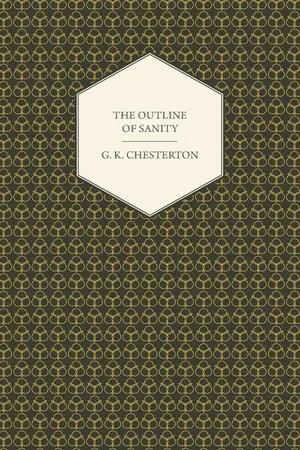 The Outline of Sanity
