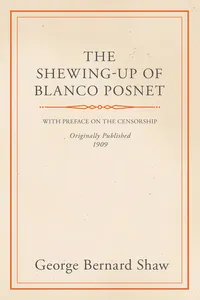 The Shewing-Up of Blanco Posnet - With Preface on the Censorship_cover