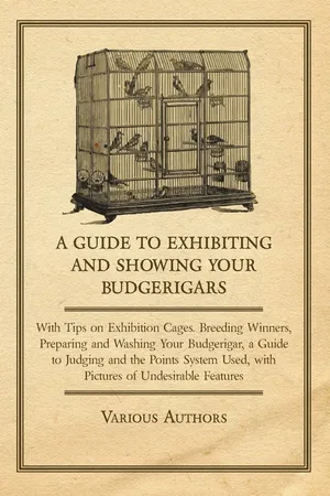A Guide to Exhibiting and Showing your Budgerigars