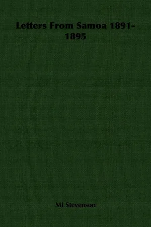 Letters From Samoa 1891-1895