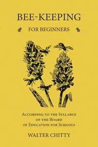 Bee-Keeping for Beginners - According to the Syllabus of the Board of Education for Schools_cover