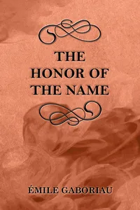 The Honor of the Name_cover