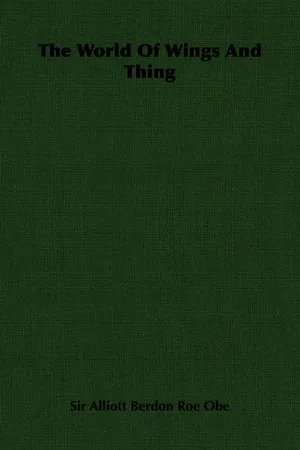 The World Of Wings And Thing