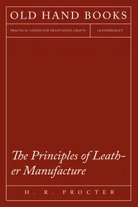 The Principles of Leather Manufacture_cover