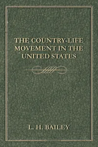 The Country-Life Movement in the United States_cover