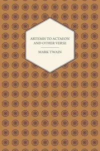 Artemis to Actaeon and Other Verse_cover