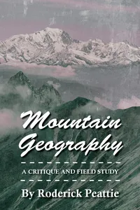 Mountain Geography - A Critique And Field Study_cover