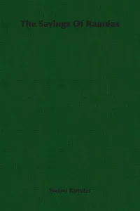 The Sayings of Ramdas_cover