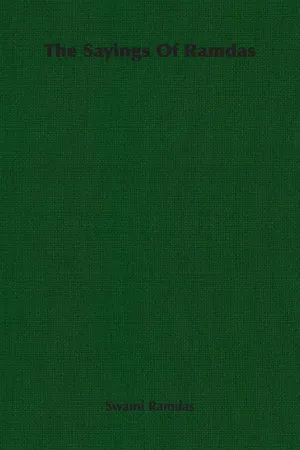 The Sayings of Ramdas