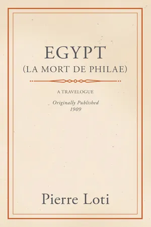 Egypt (La Mort De Philae)