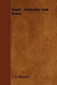 Snuff - Yesterday And Today_cover