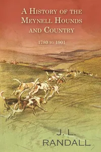 A History of the Meynell Hounds and Country - 1780 to 1901_cover