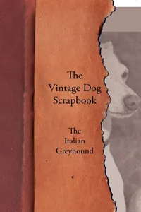 The Vintage Dog Scrapbook - The Italian Greyhound_cover