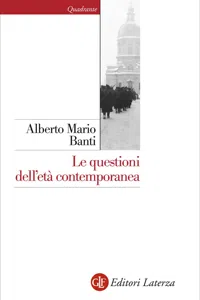 Le questioni dell'età contemporanea_cover