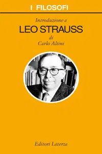 Introduzione a Leo Strauss_cover