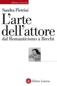 L'arte dell'attore dal Romanticismo a Brecht_cover