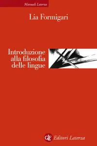 Introduzione alla filosofia delle lingue_cover