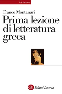 Prima lezione di letteratura greca_cover