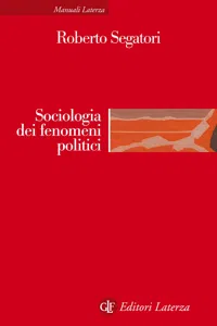 Sociologia dei fenomeni politici_cover