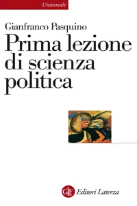 Prima lezione di scienza politica_cover