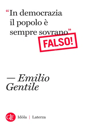 "In democrazia il popolo è sempre sovrano"