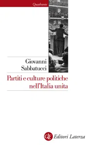 Partiti e culture politiche nell'Italia unita_cover
