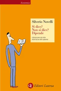 Si dice? Non si dice? Dipende_cover