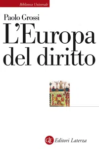 L'Europa del diritto_cover