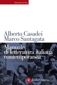 Manuale di letteratura italiana contemporanea_cover