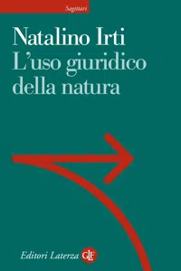 L'uso giuridico della natura_cover