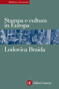 Stampa e cultura in Europa tra XV e XVI secolo_cover