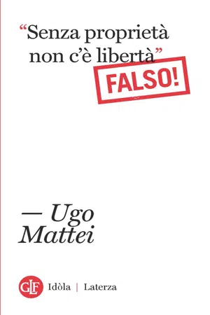 "Senza proprietà non c'è libertà" Falso!