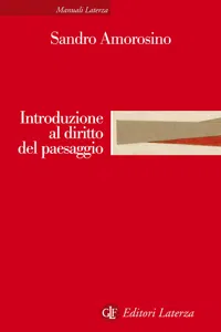 Introduzione al diritto del paesaggio_cover