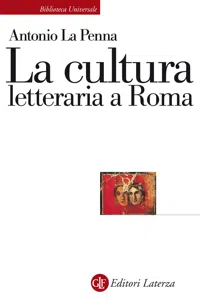 La cultura letteraria a Roma_cover