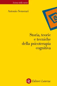 Storia, teorie e tecniche della psicoterapia cognitiva_cover