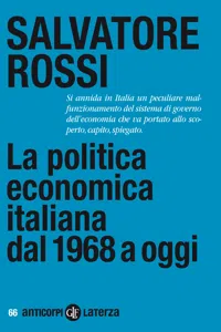 La politica economica italiana dal 1968 a oggi_cover