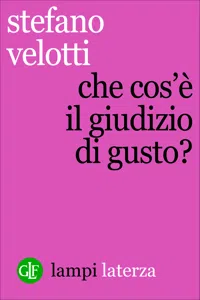 Che cos'è il giudizio di gusto?_cover