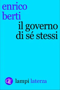 Il governo di sé stessi_cover