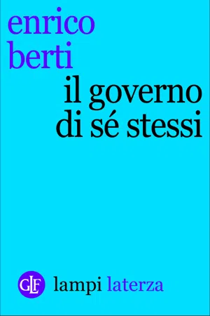 Il governo di sé stessi