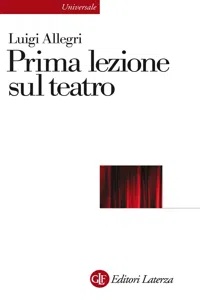 Prima lezione sul teatro_cover