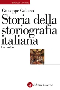 Storia della storiografia italiana_cover