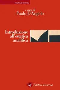 Introduzione all'estetica analitica_cover