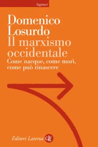 Il marxismo occidentale_cover